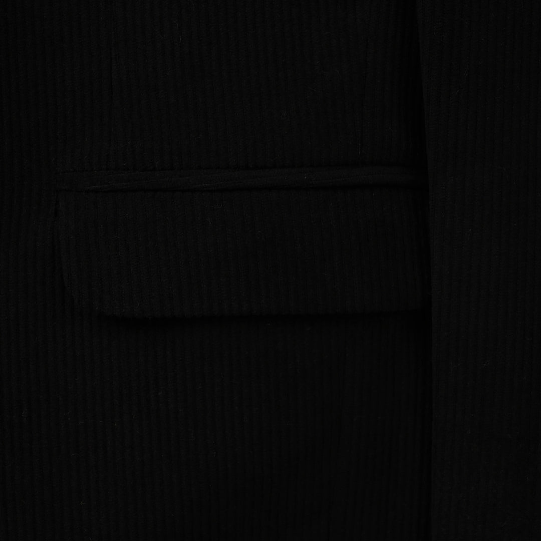 Boys Corduroy Blazer-BLACK
