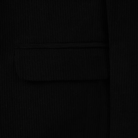 Boys Corduroy Blazer-BLACK