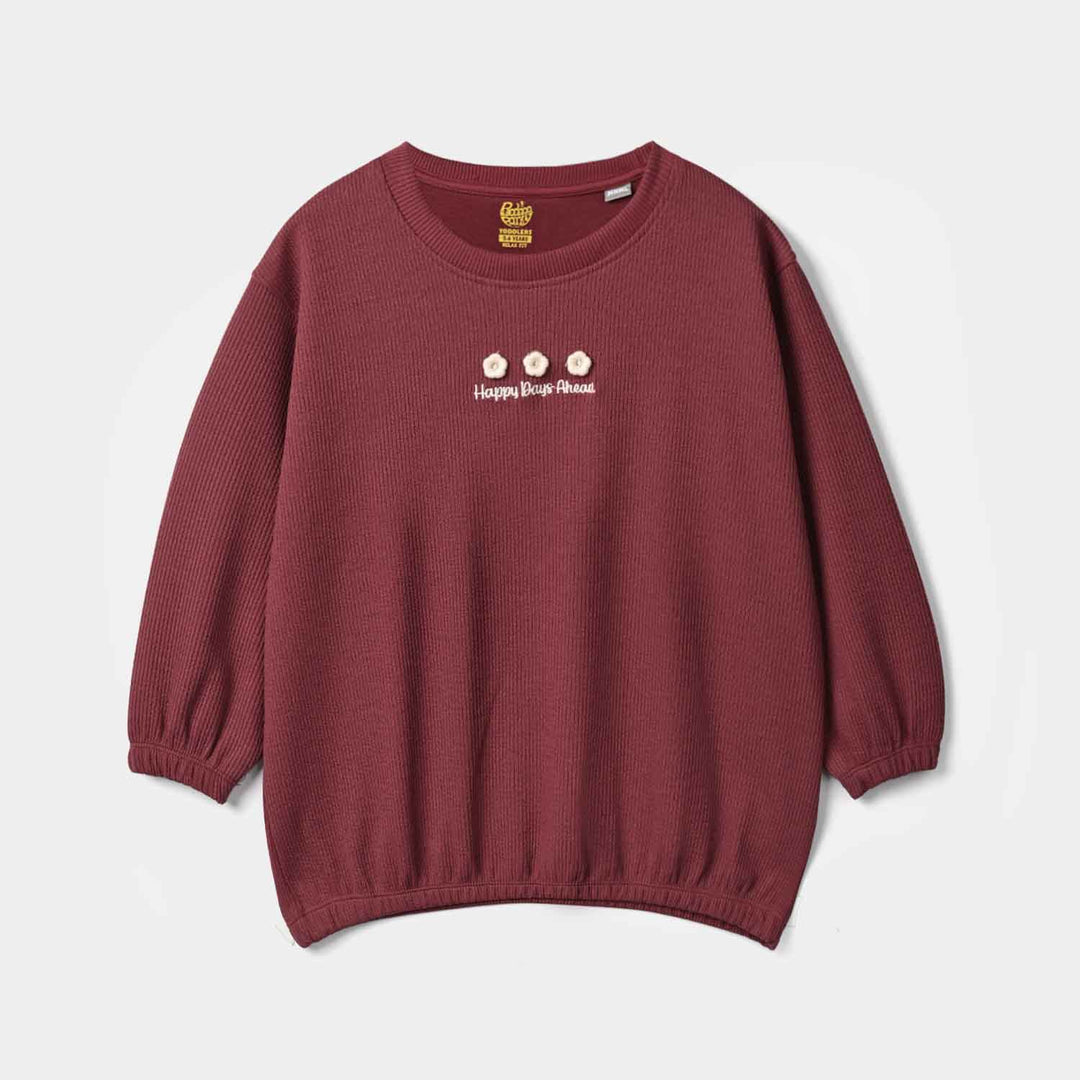 Girls Sweatshirt Happy Days Ahead