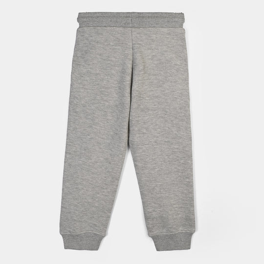 Boys Fleece Pyjama World Adventure- Grey