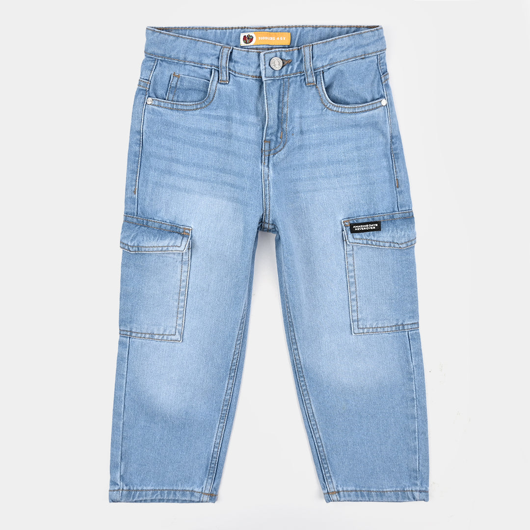 Boys Denim Rigid Pant Amazing Days - Light Blue