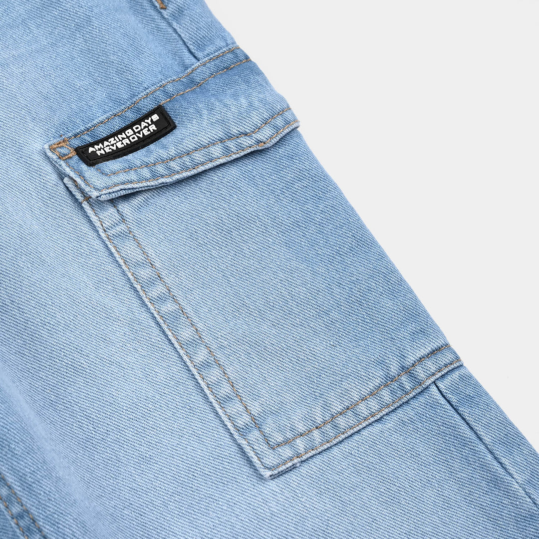 Boys Denim Rigid Pant Amazing Days - Light Blue