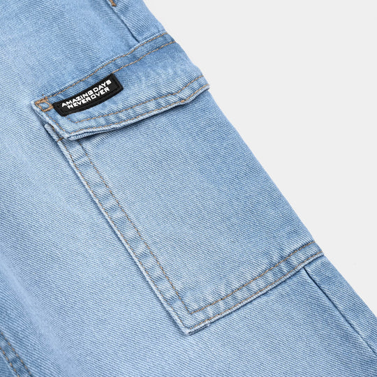 Boys Denim Rigid Pant Amazing Days - Light Blue