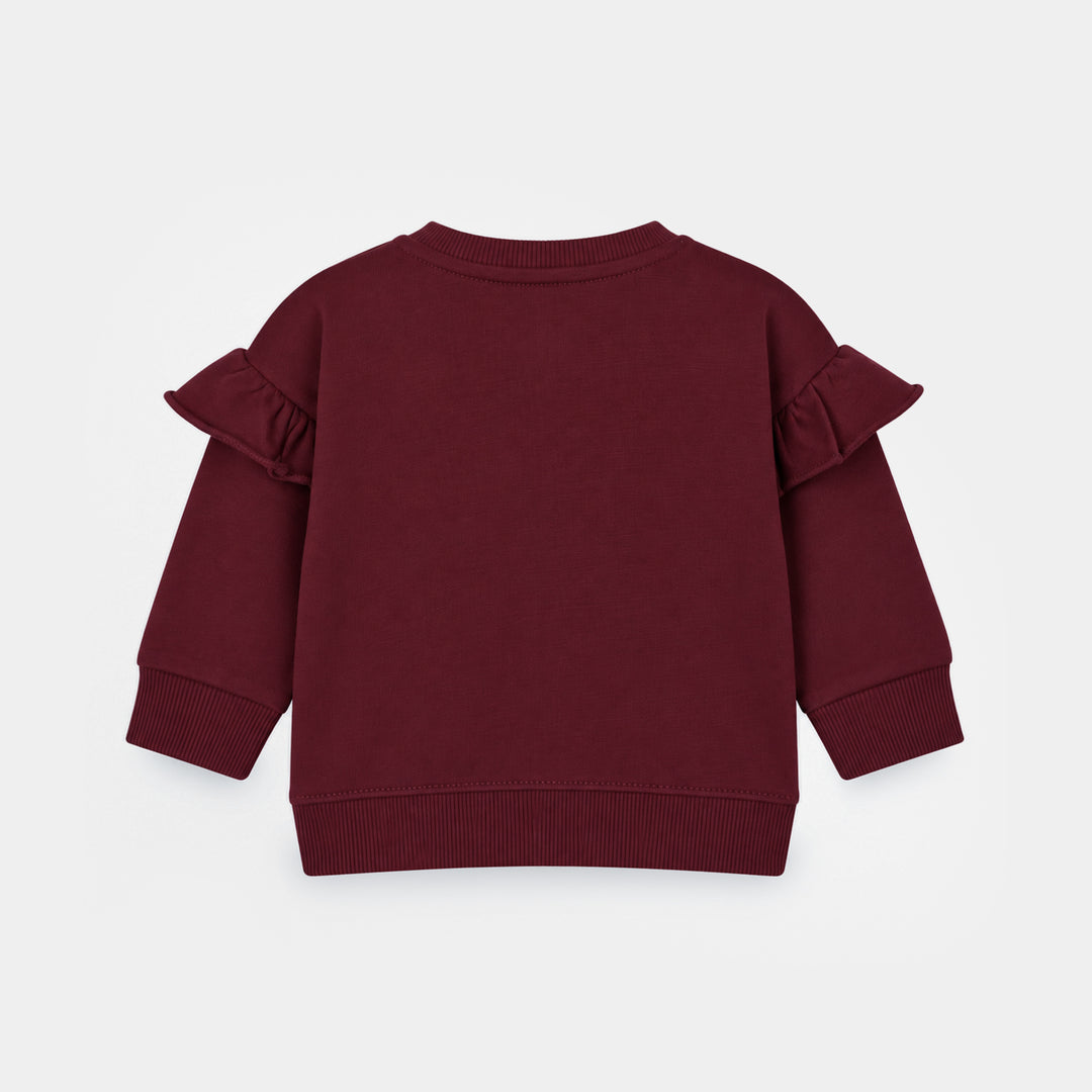 Infant Girls Cotton Terry Sweatshirt Character