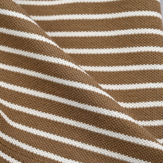 Infant Boys Yarn Dyed T-Shirt Jungle Crew - BROWN