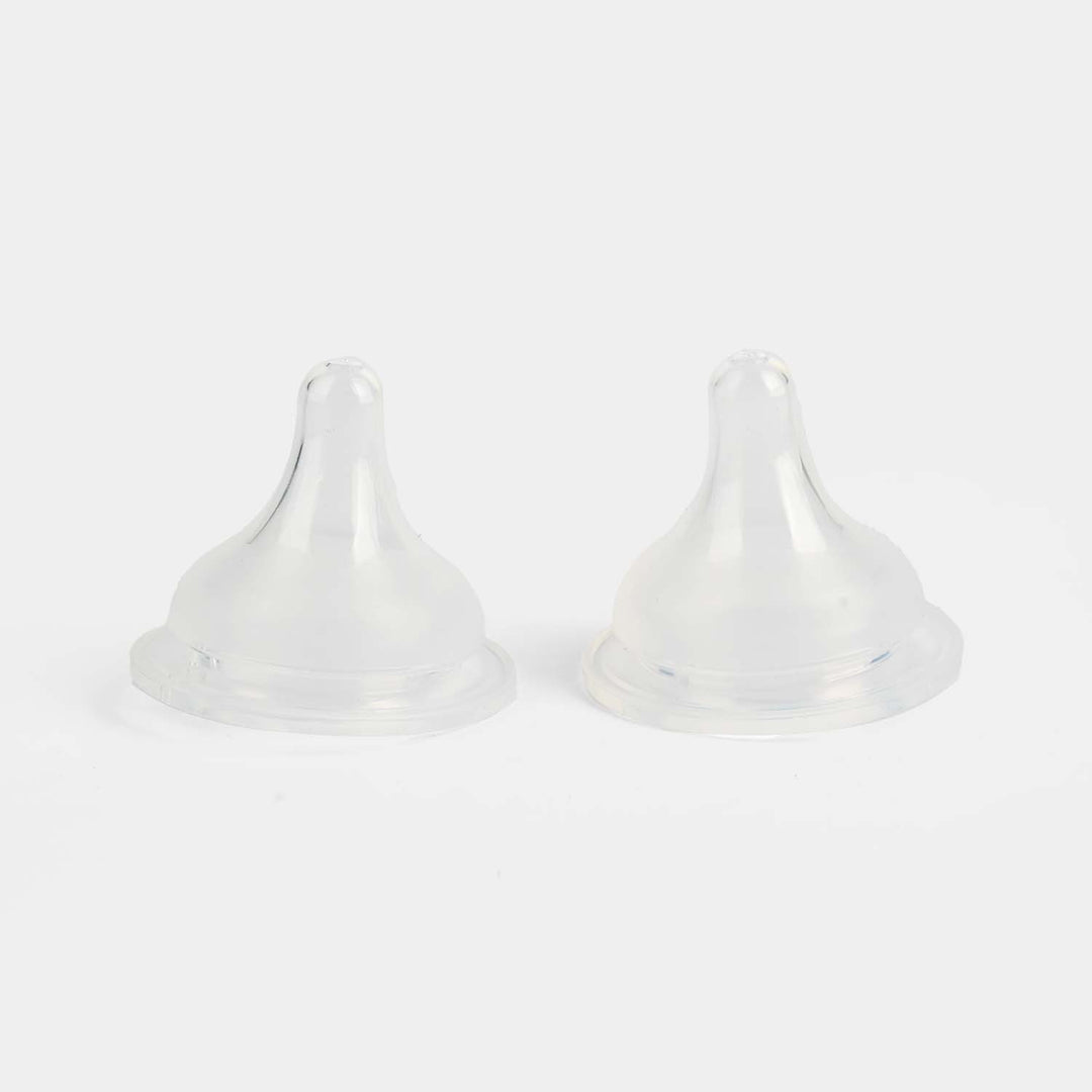 Cuddles Anti-Colic Silicone Nipples (Pack of 2) 1 Month+
