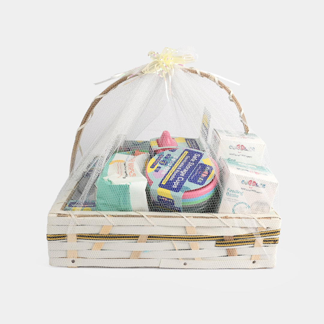 11 PCs Baby Gift Basket | Blue