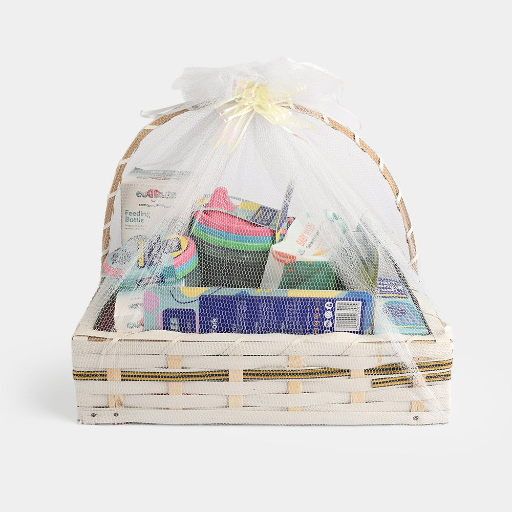 11 PCs Baby Gift Basket | Pink
