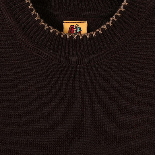 Boys Acrylic F/S Sweater Cross Edge