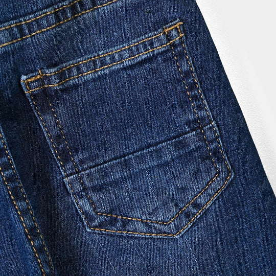 Infant Boys Denim Stretch Pant Rib-D.Blue