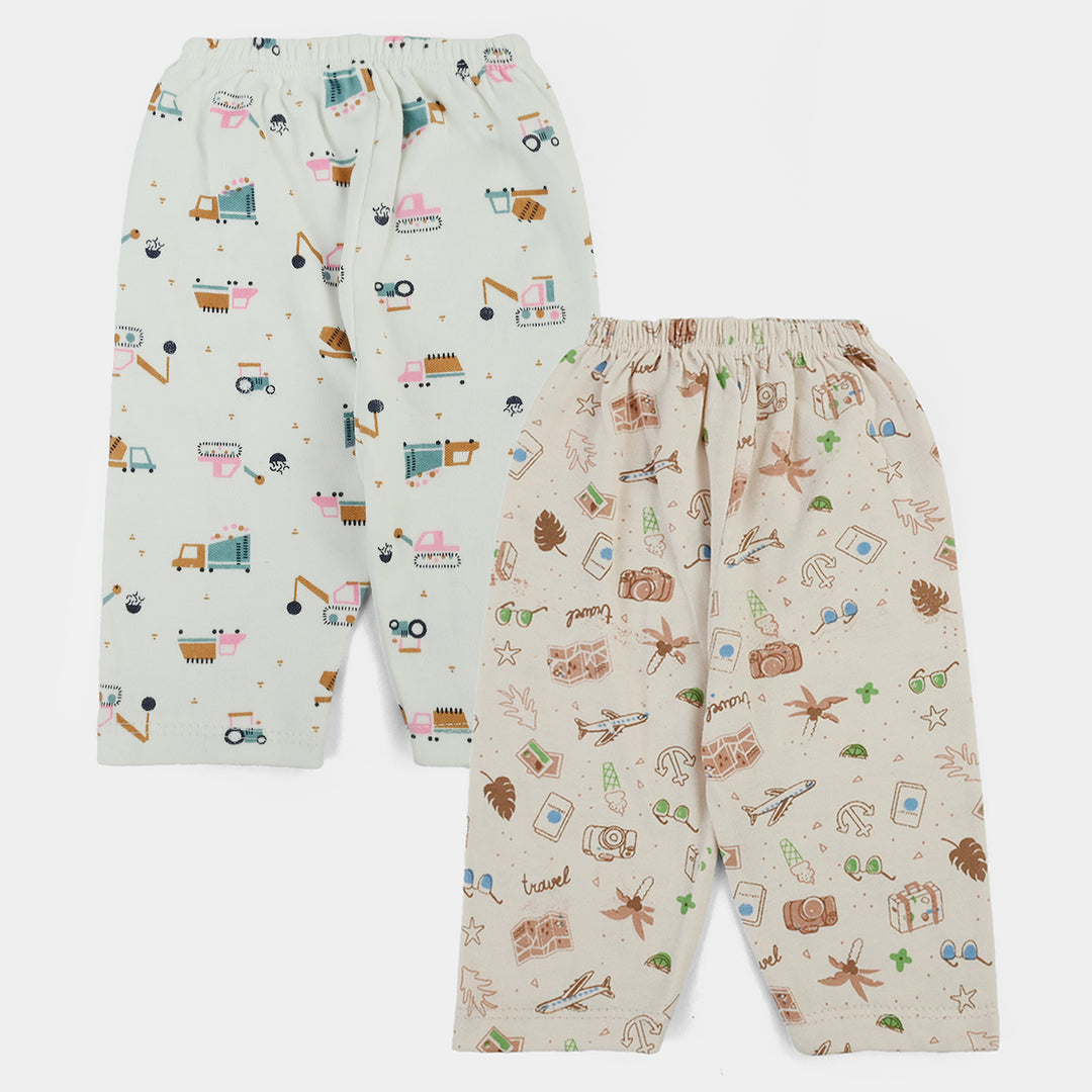 Cotton Trouser 2Pcs 0-3M