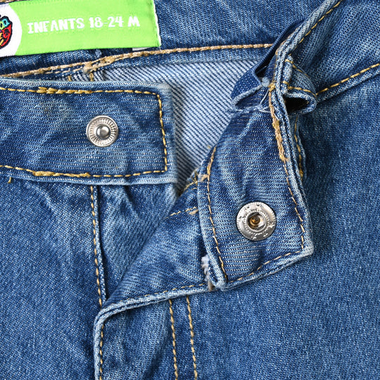 Infant Boys Denim Rigid Pant London - Blue