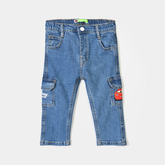 Infant Boys Denim Rigid Pant Character - Blue