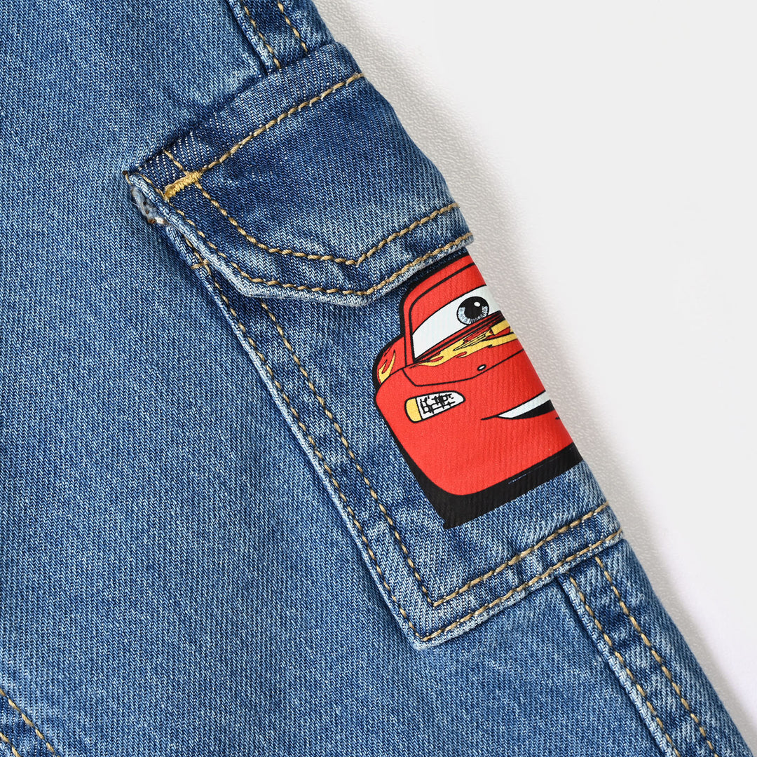 Infant Boys Denim Rigid Pant Character - Blue