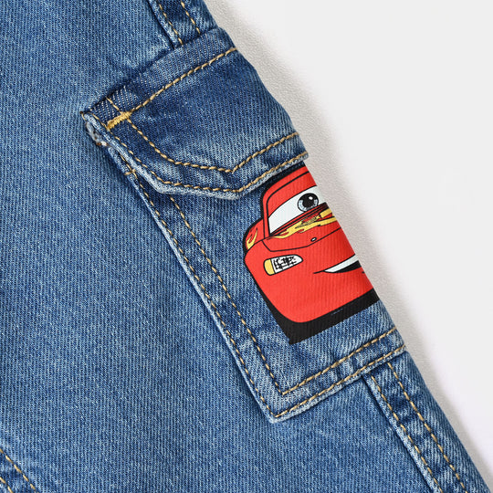 Infant Boys Denim Rigid Pant Character - Blue