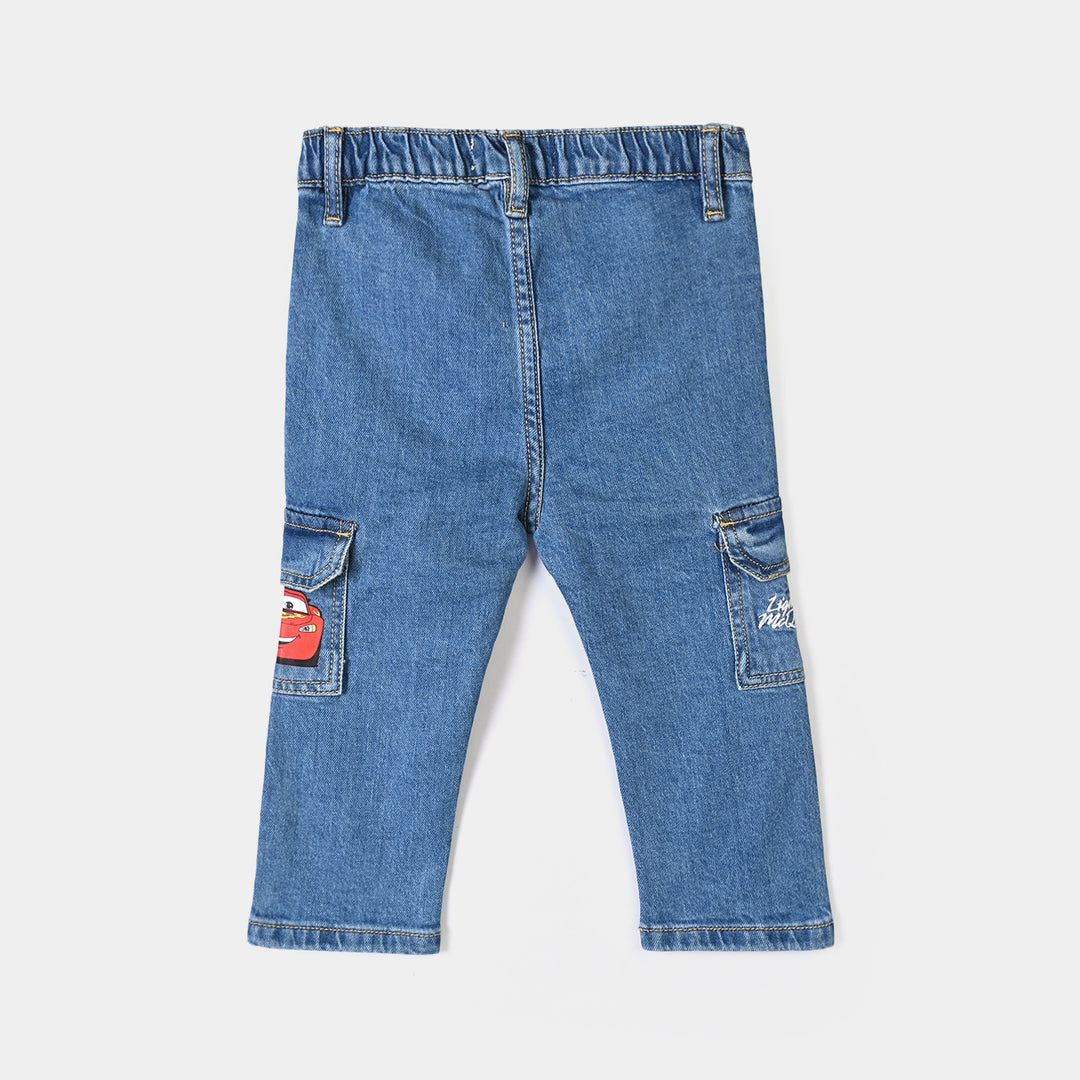 Infant Boys Denim Rigid Pant Character - Blue