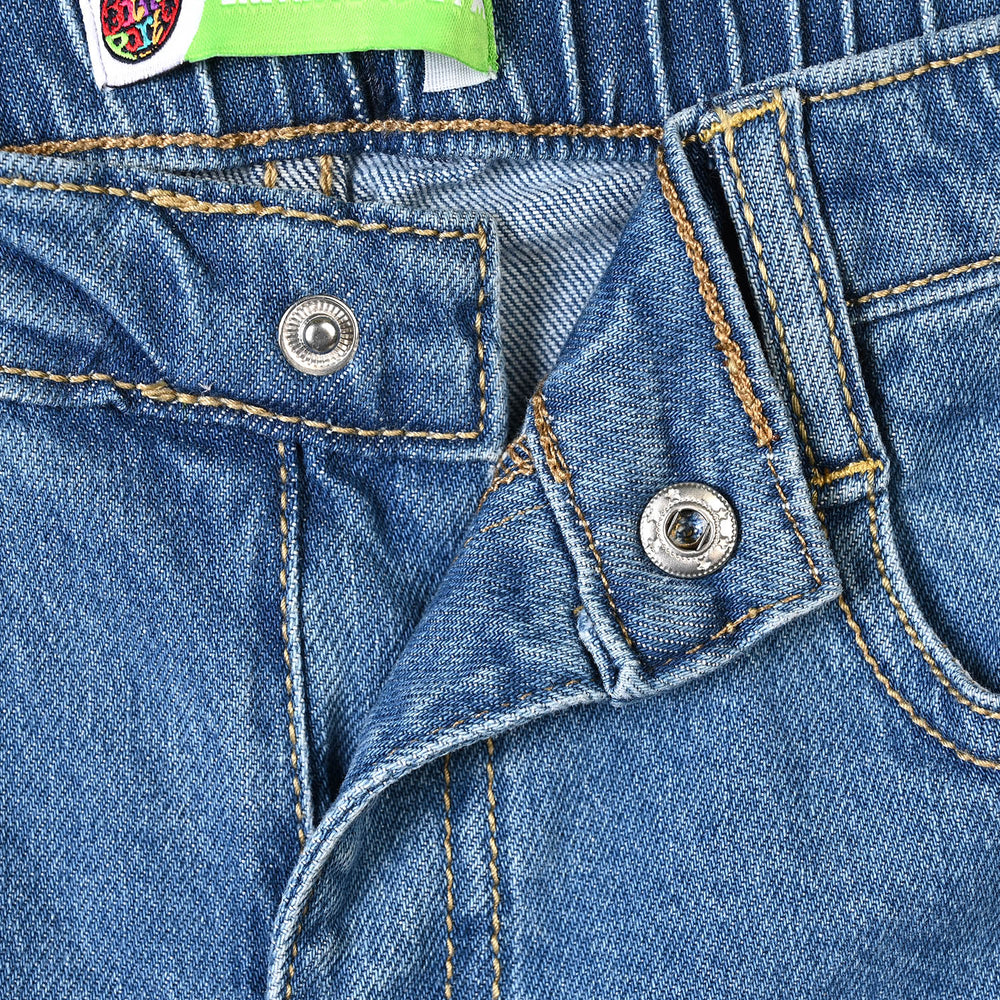 Infant Boys Denim Rigid Pant Character - Blue