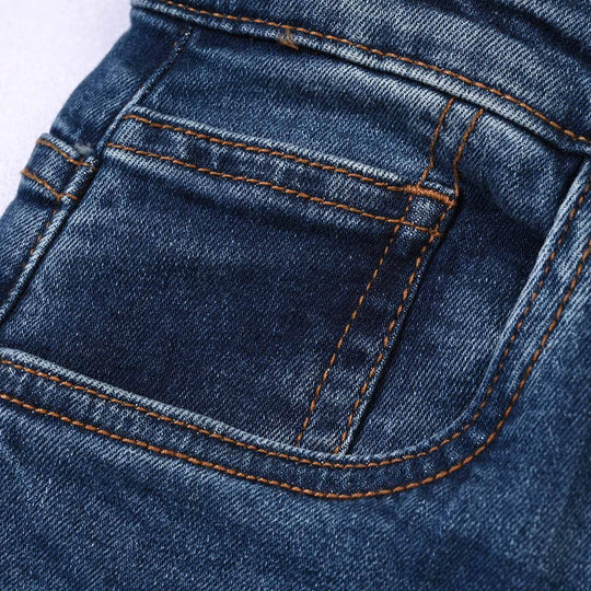 Boys Denim Rigid Pant Basic Mid Blue