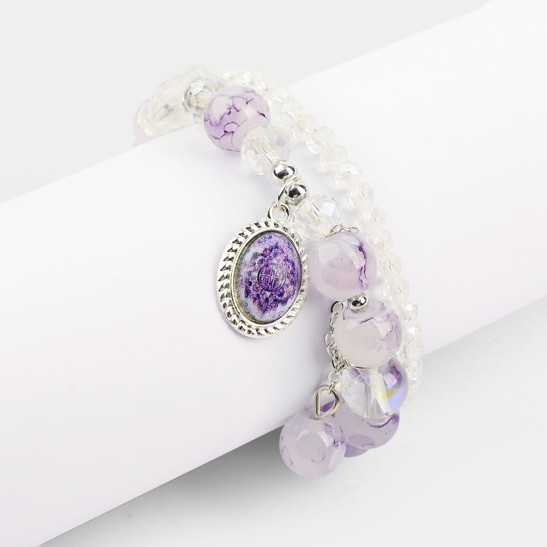 Colored Elegant Beads Bracelets