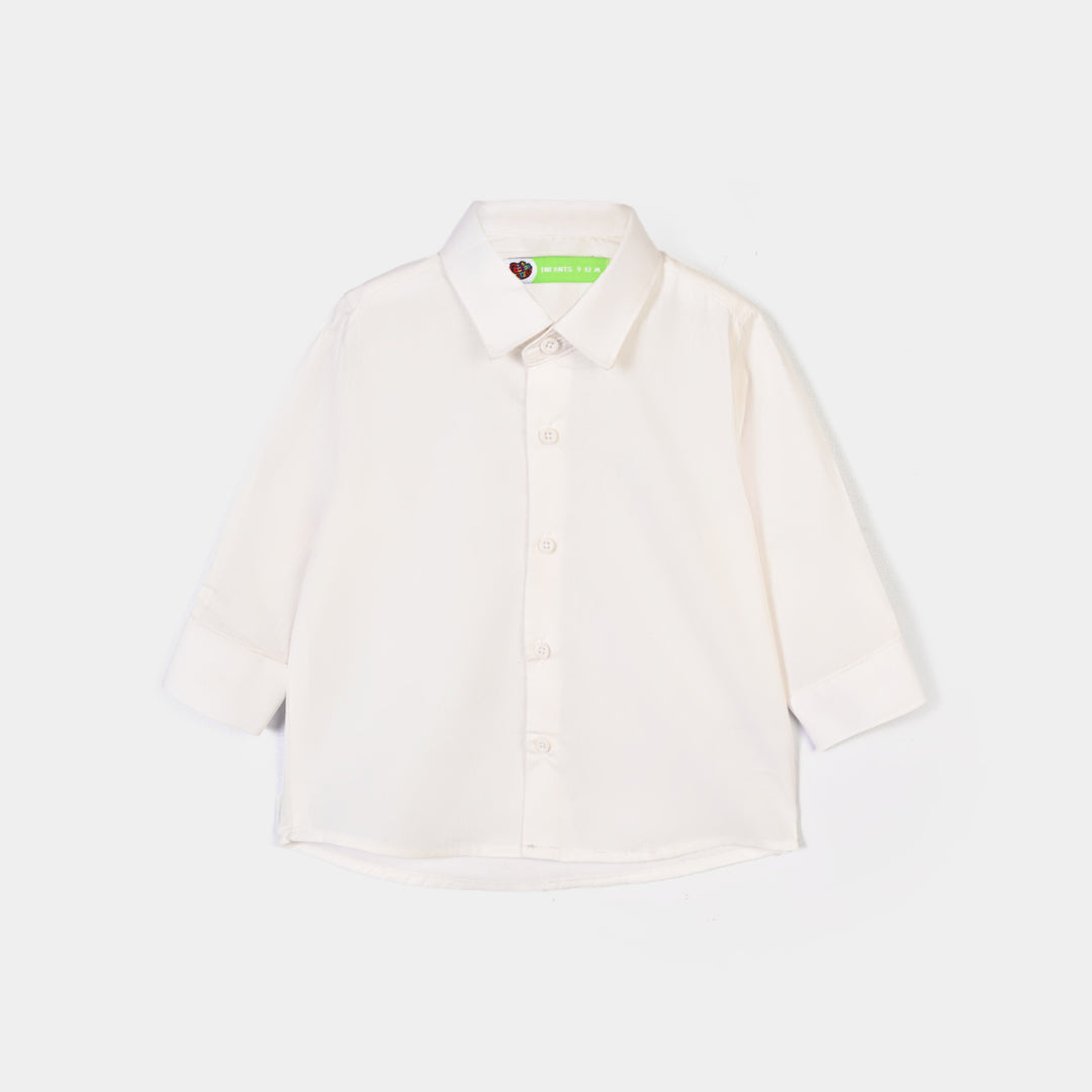 Infant Boys Cotton Poplin Formal Shirt