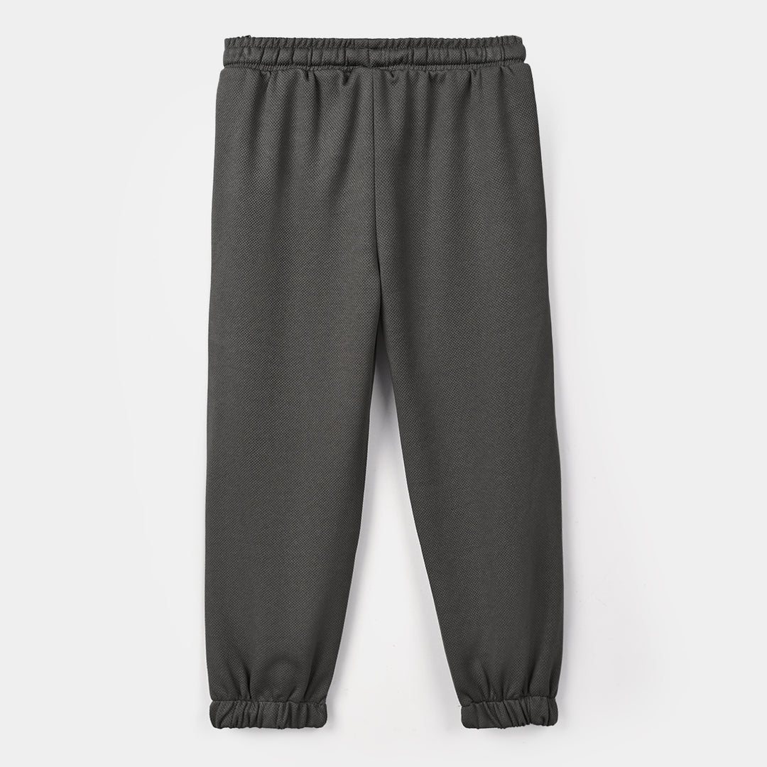 Boys Jumbo Pique Pyjama Kind Is The New Cool - GREY