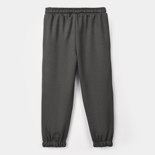 Boys Jumbo Pique Pyjama Kind Is The New Cool - GREY