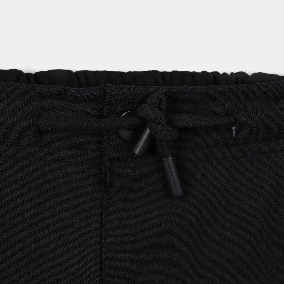 Boys Cotton Twill Pant Poly - BLACK