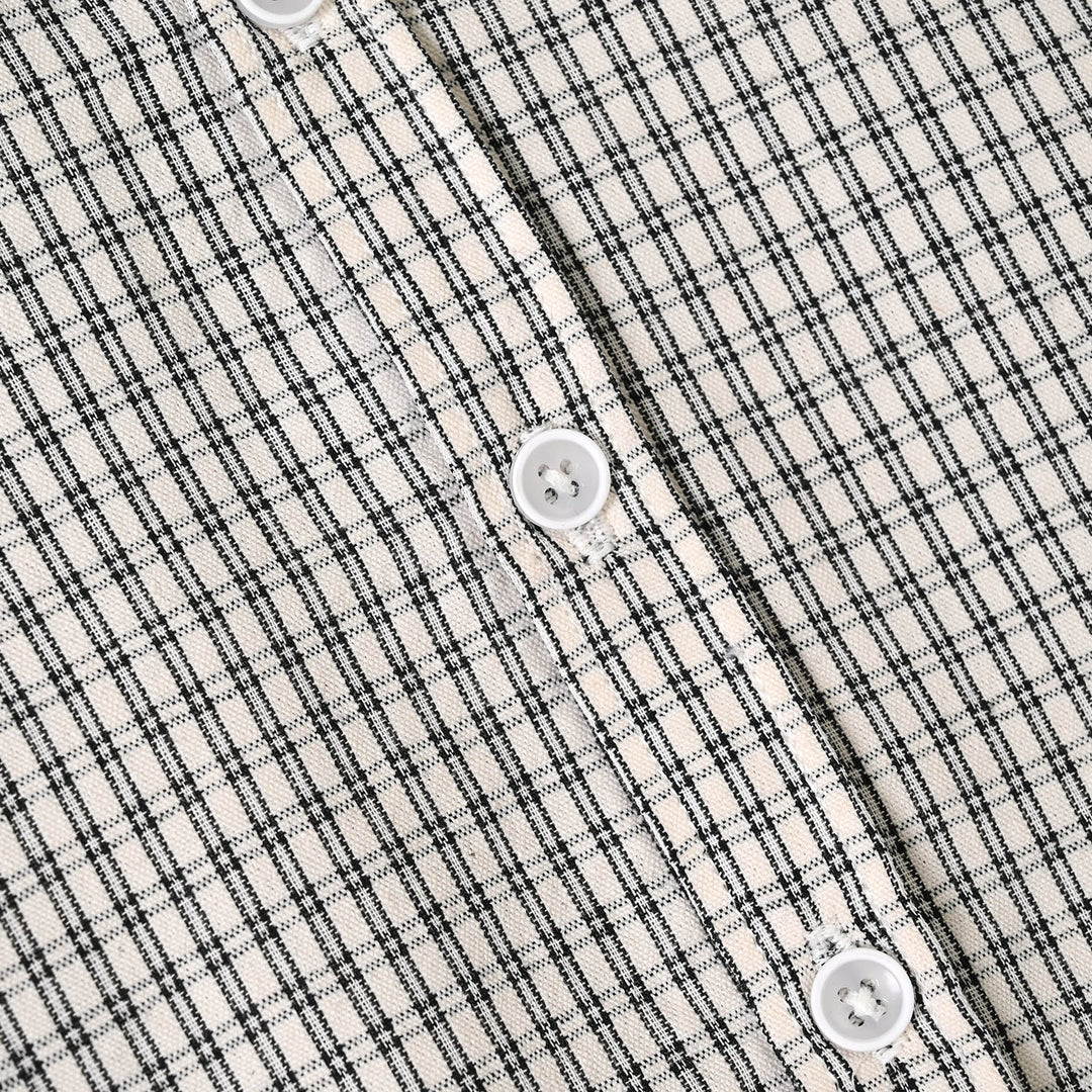 Infant Boys Yarn Dyed Shirt (Club)- Checkered