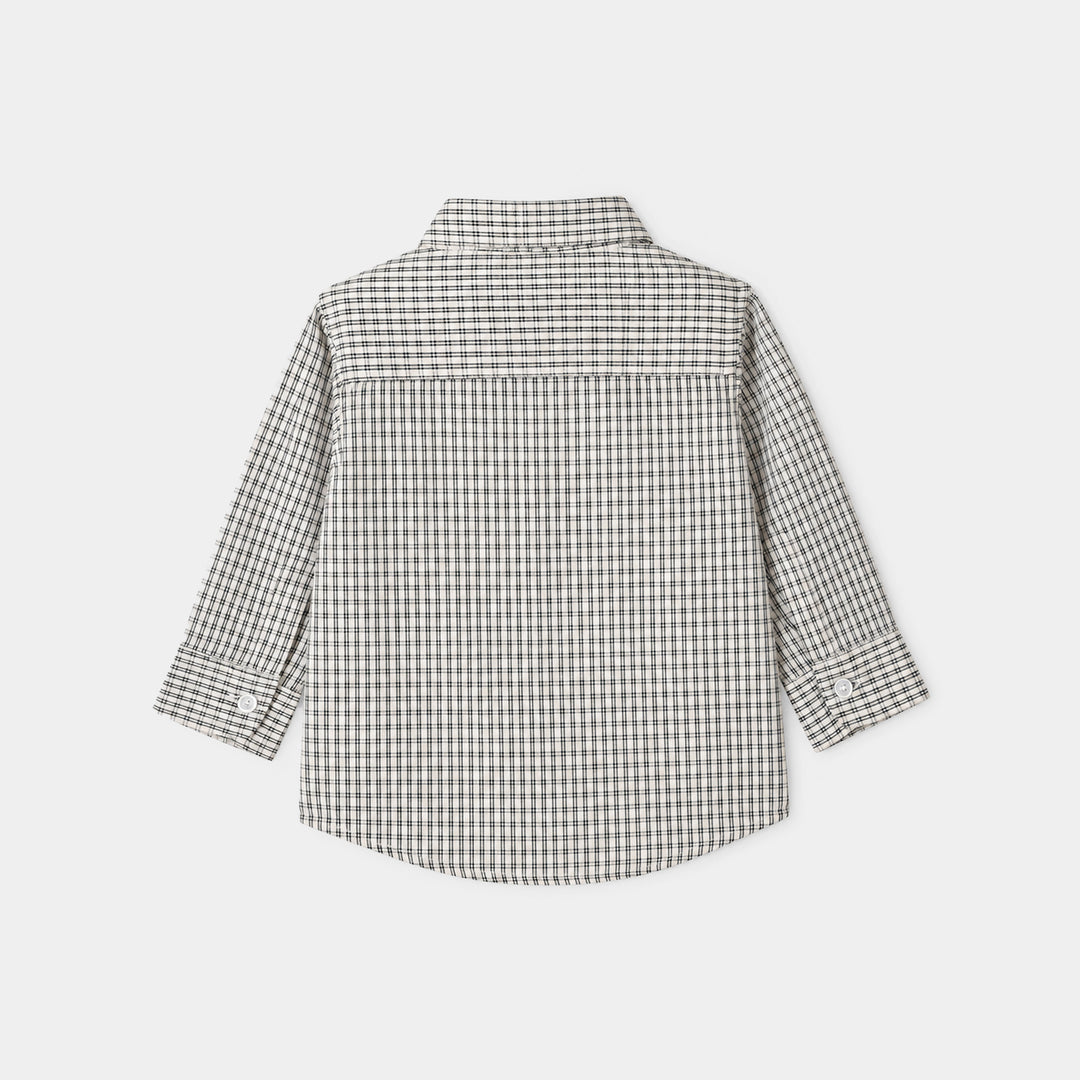 Infant Boys Yarn Dyed Shirt (Club)- Checkered