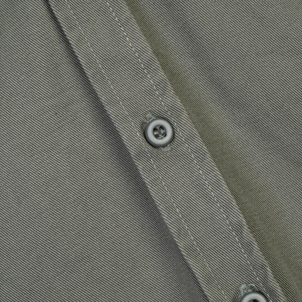 Boys Cotton Twill Shirt (Agave)- Green