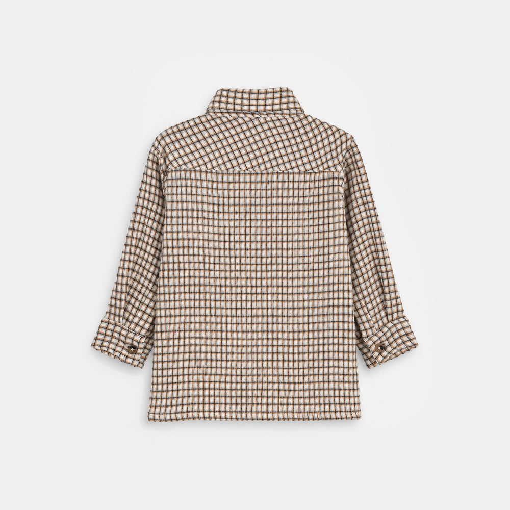 Infant Boys Yarn Dyed Shirt (Checkered)