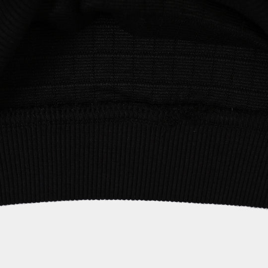Infant Boys Quilted Sweatshirt Built for Adventure-BLACK