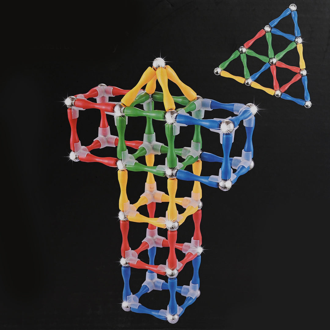 Master Magnetic Construction Toy - 124 PCs