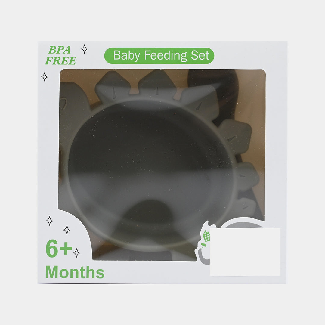 Silicone Bowl & Spoon Feeding Set