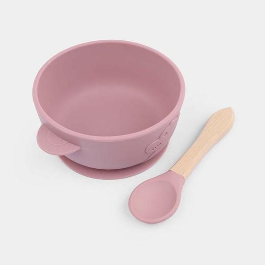 Silicone Bowl & Spoon Feeding Set