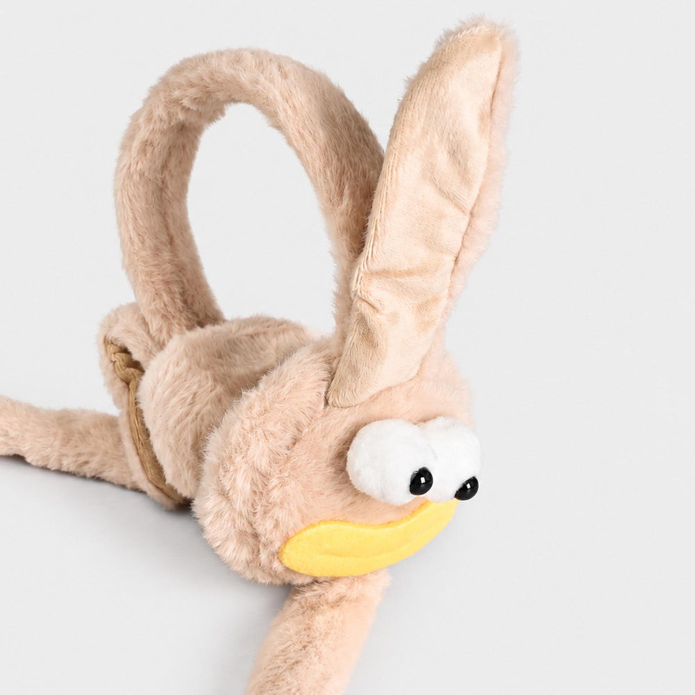 Interactive Moving Ear Plush Winter Earmuffs