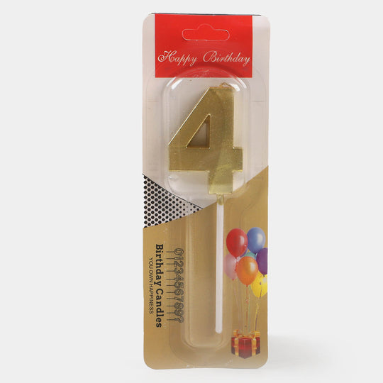 Candle Numeric "4"