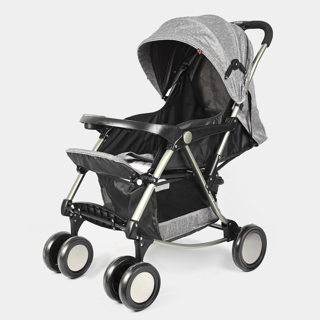 Foldable Baby Stroller-Grey