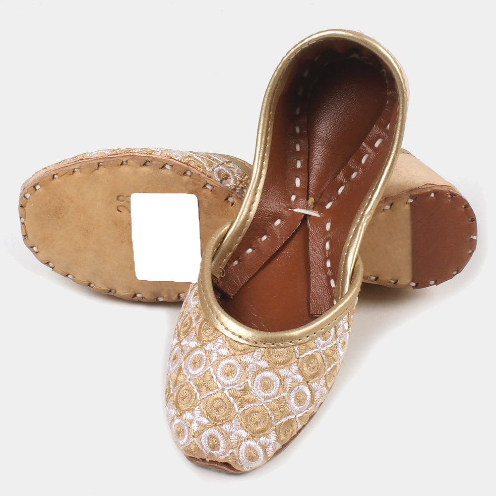 Girls Khussa 70-23 - Gold
