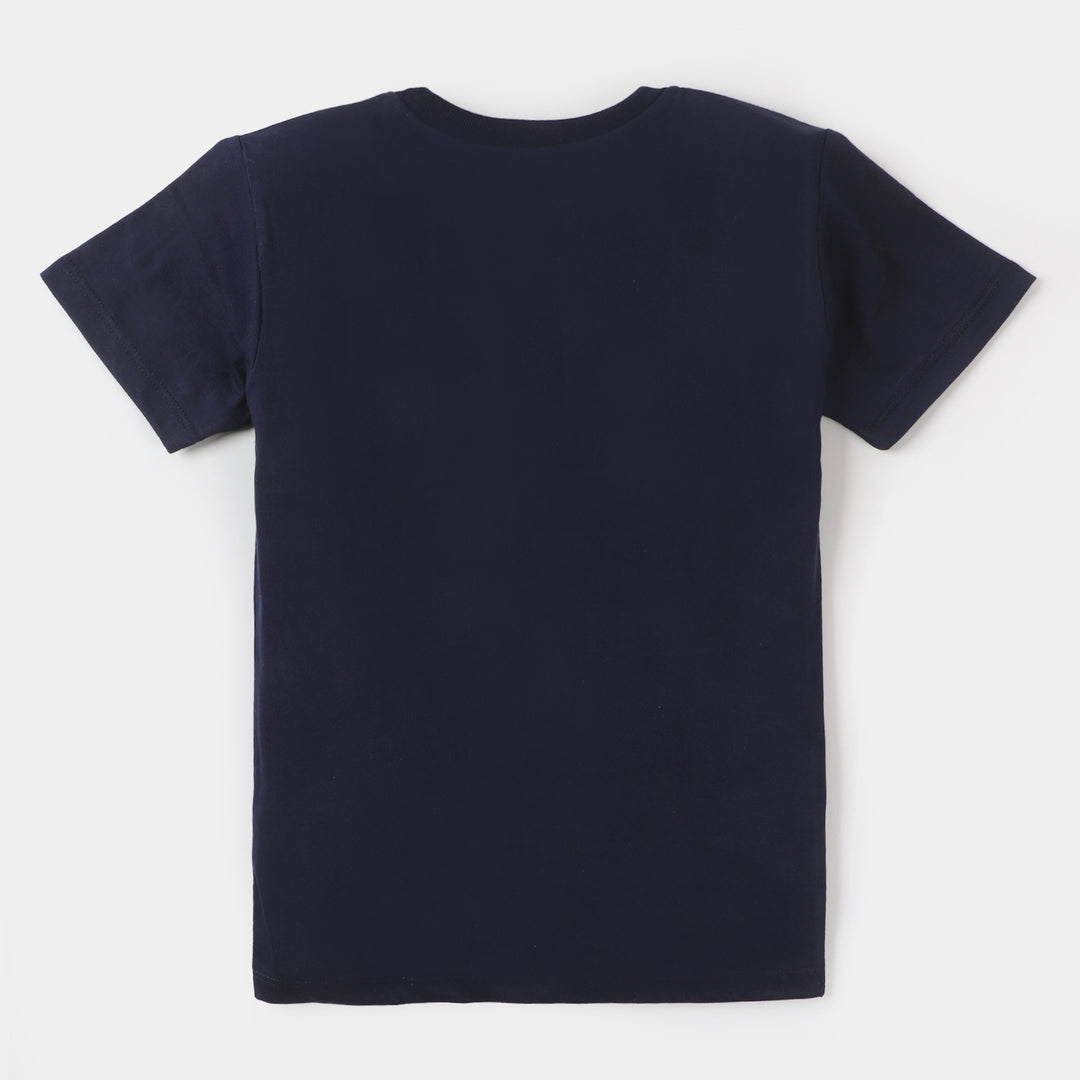Girls Knitted Night Suit - Navy/Pink