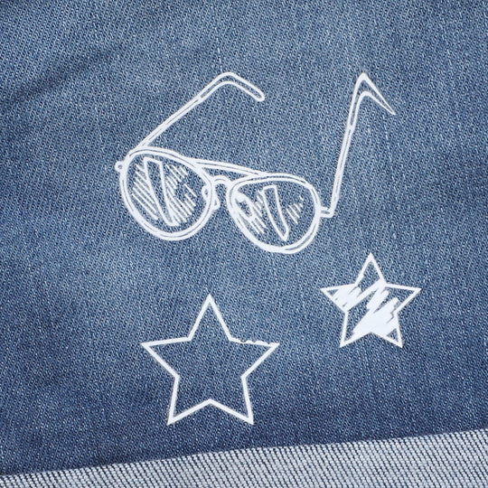 Infant Boys Denim Short Cool kid - Mid Blue