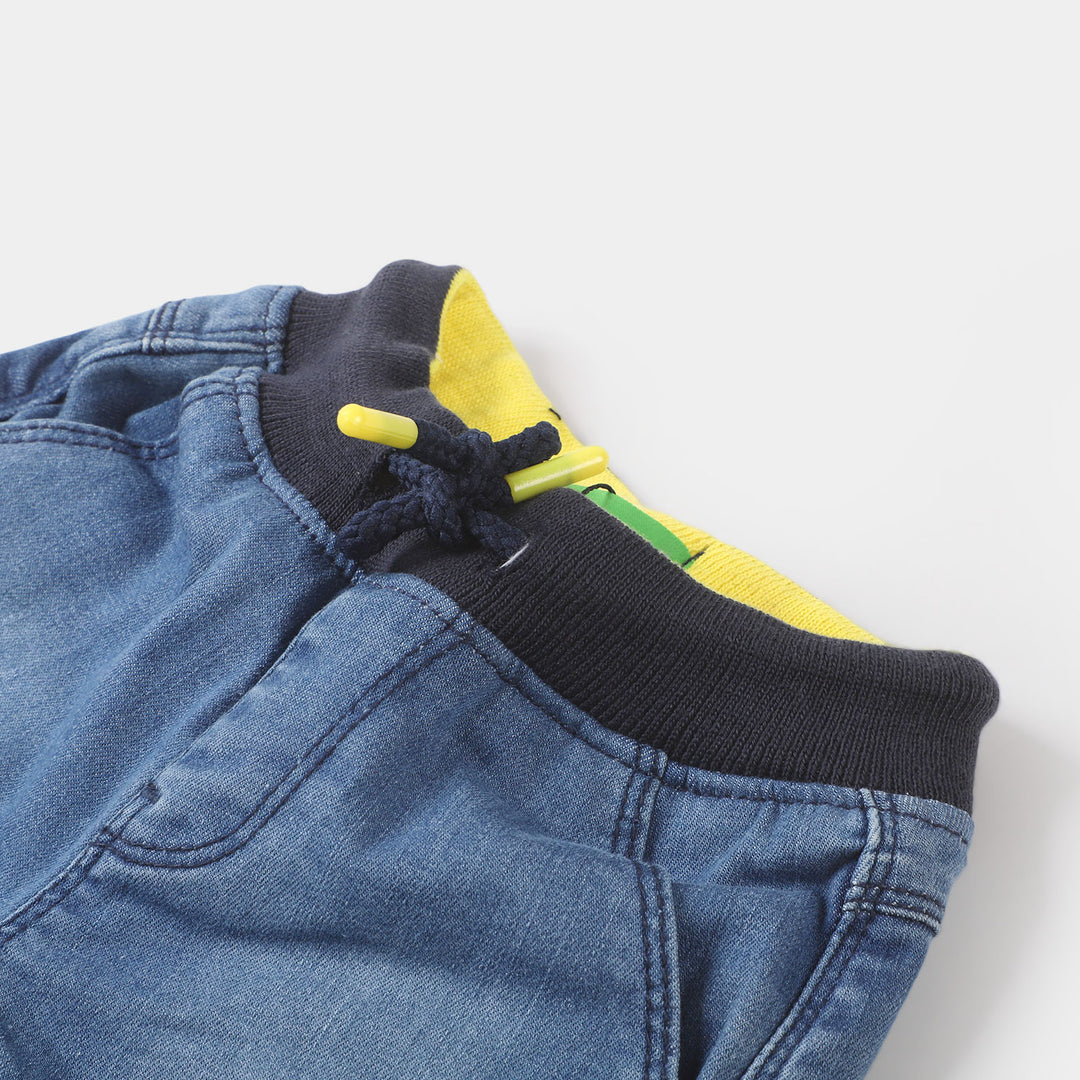 Infant Boys Denim Short Cool kid - Mid Blue