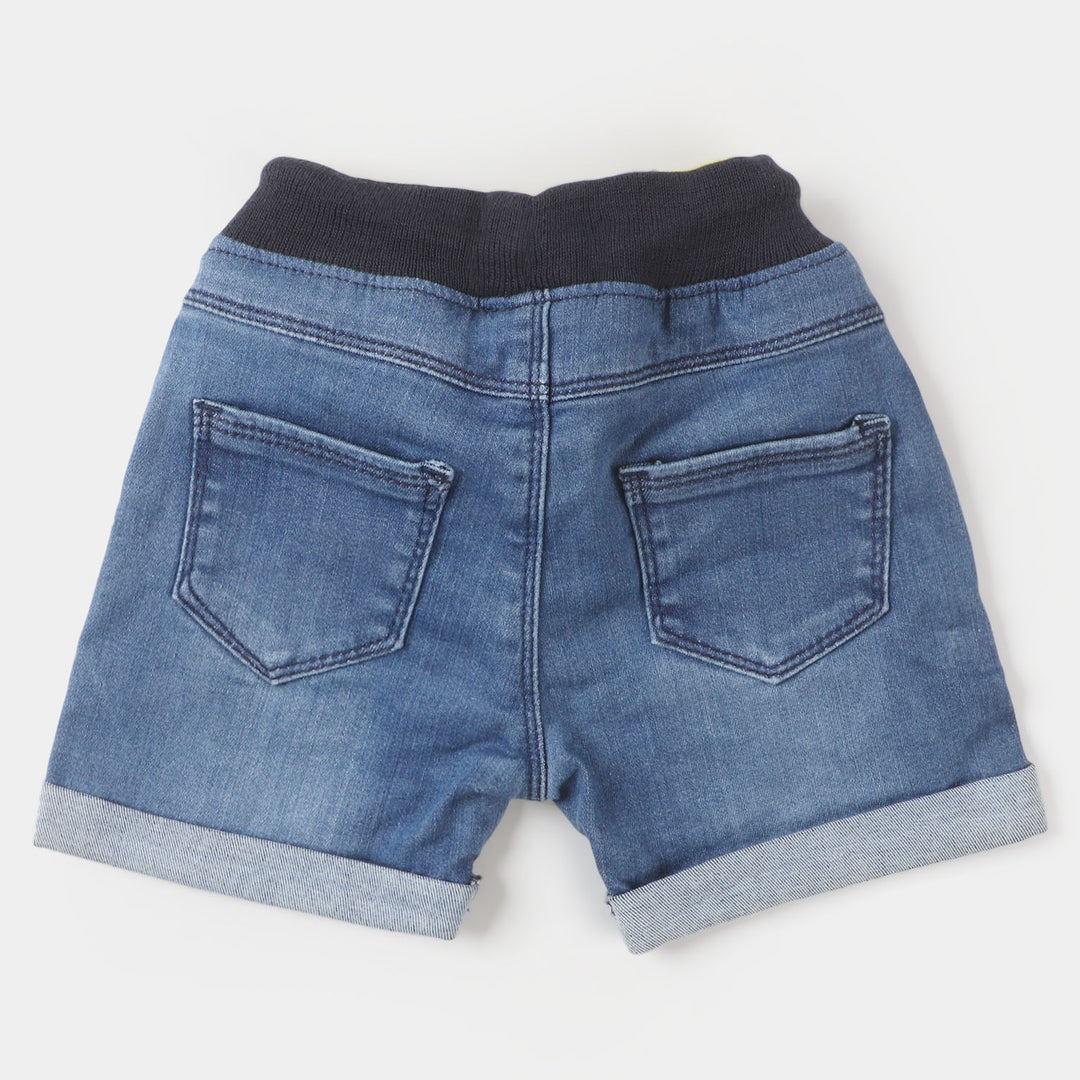 Infant Boys Denim Short Cool kid - Mid Blue