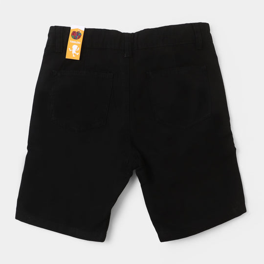 Boys Cotton Short Not So Basic - BLACK