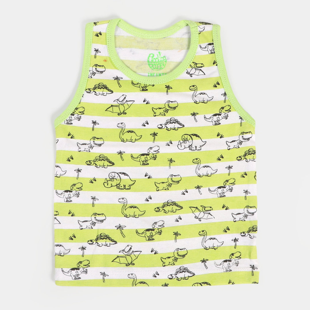 Infant Boys Sando Dino All Over - Green