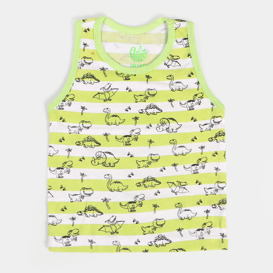 Infant Boys Sando Dino All Over - Green