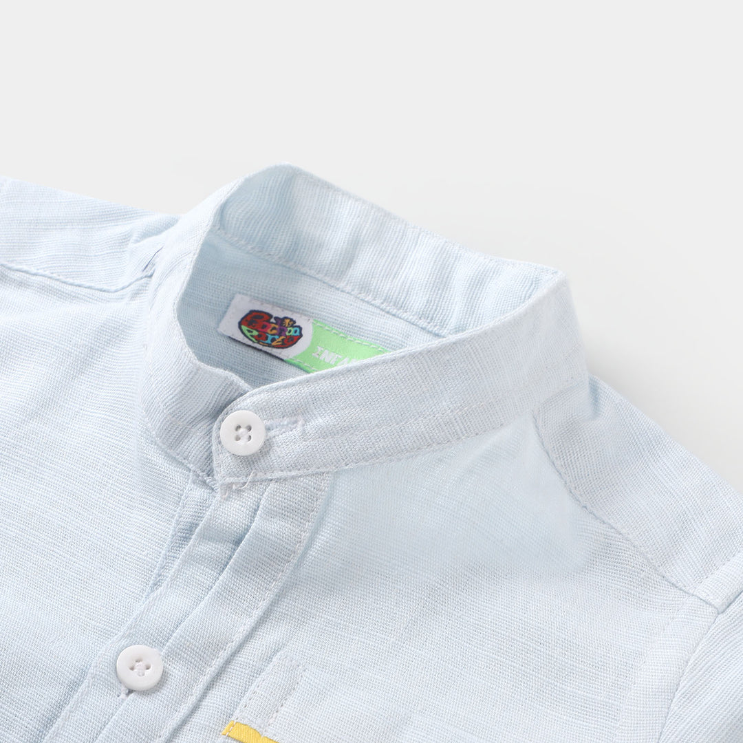 Infant Boys Casual Shirt Salt Air - L.Blue