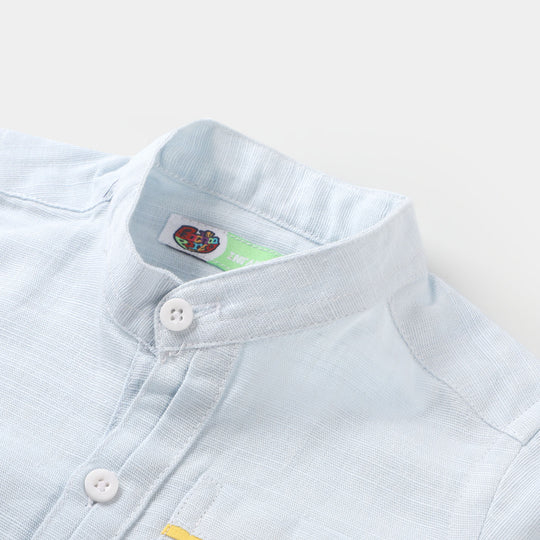 Infant Boys Casual Shirt Salt Air - L.Blue