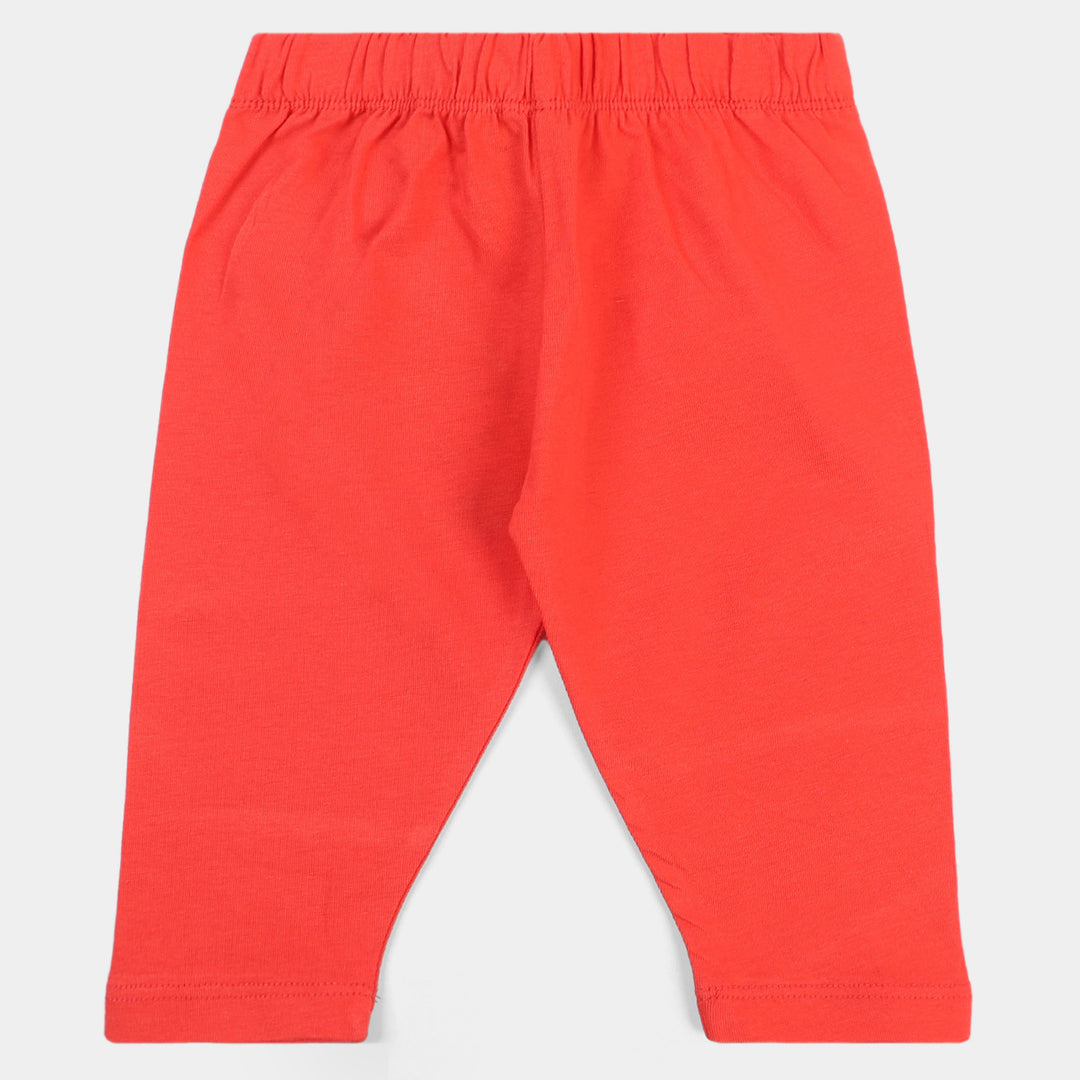 Infant Girls Basic Tights-Flame Scar