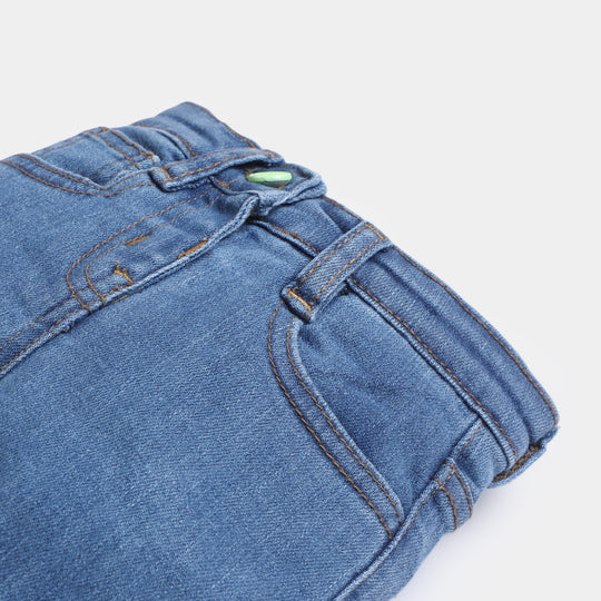 Infant Girls Denim Pant Basic F-23-LIGHT BLUE